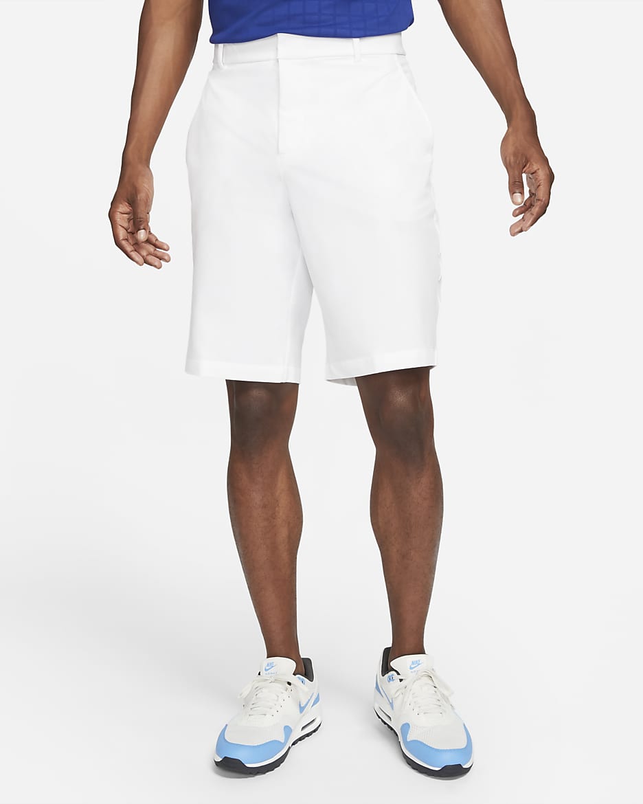 Mens white nike dri fit shorts best sale